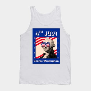 George Washington 4th Of July Tank Top